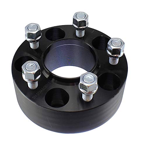 4pc 1.5\" Black Hubcentric 5x4.5 (5x114.3) Wheel Spacers Adapters - Fits Jeep Wrangler TJ Cherokee Liberty