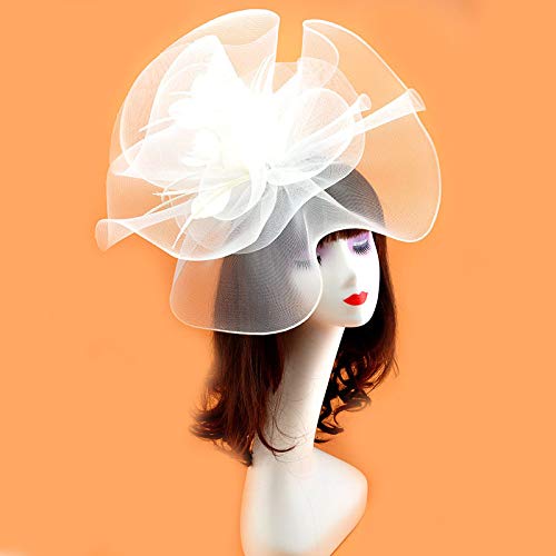 Amazon.com: Vintage Bridal Flower Feather Hats Wedding  display picture 2