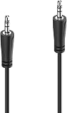 Hama Câble Audio Jack 3.5mm Male Male, 1.5m, Câble Auxiliaire Stéréo, Noir - 2