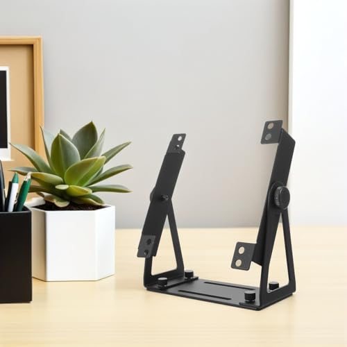 Soporte negro para ventilador giratorio de refrigeración de PC y componentes informáticos 5