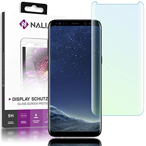 NALIA Cristal Templado compatible con Samsung Galaxy S8 Plus, Vidrio Blindado Película Protectora Display Cobertura (caso compatible), 9H Protector de Pantalla Telefono Tempered Glass   Transparente