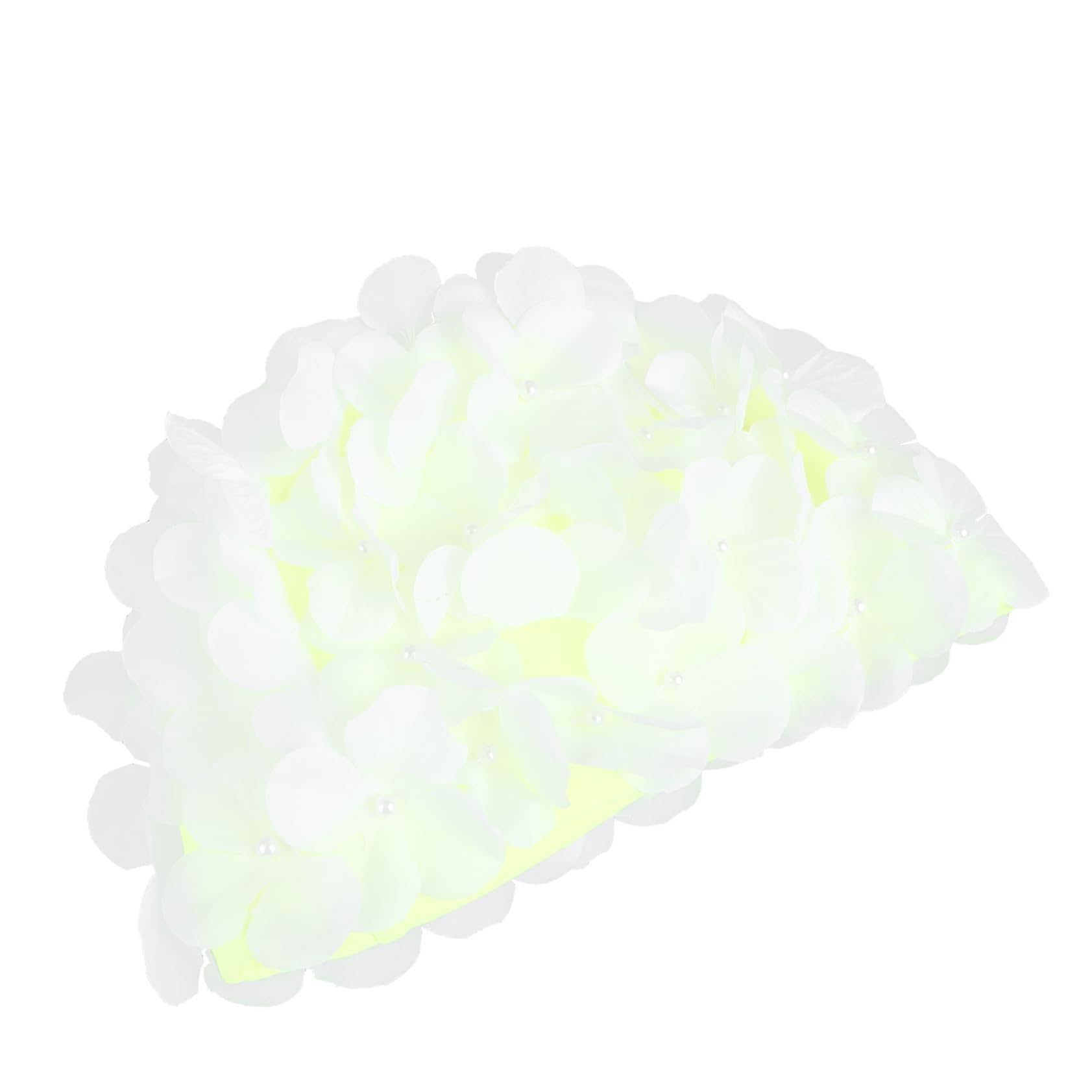 ibasenice Gorro De Natación De Gran Tamaño Gorro De Natación con Diseño De Flores De Pétalos Gorro De Natación Fluorescente para Mujer Gorro De Natación De Neopreno Neón Gorro De