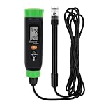 Dissolved Oxygen Meter with ATC Portable DO Meter with Long Cable, Dissolved Oxygen Test Kit Tester with Self Floating Probe Electrode