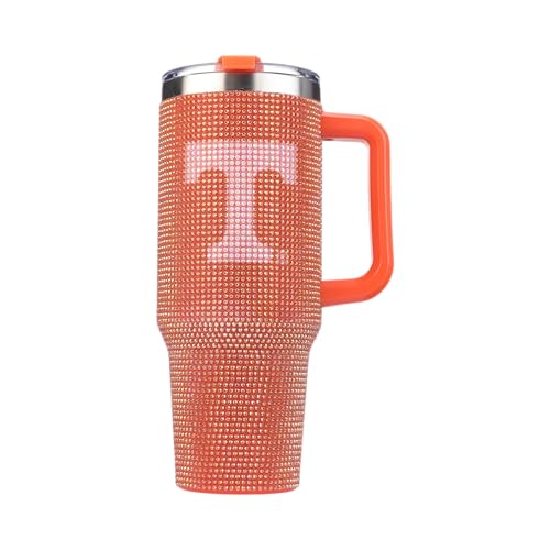 Image of The Memory Company Officially Licensed 40oz TC Bling Game Day Tumbler with Vintage Logo, University of Tennessee