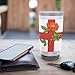 St George Heraldic Cross and Tudor Rose England Patriot Stainless Steel Insulated Tumbler