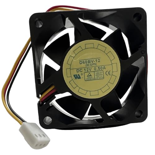 Ventilador de refrigeración D60BV-12 para solucionar reinicios por calor en PC 6cm