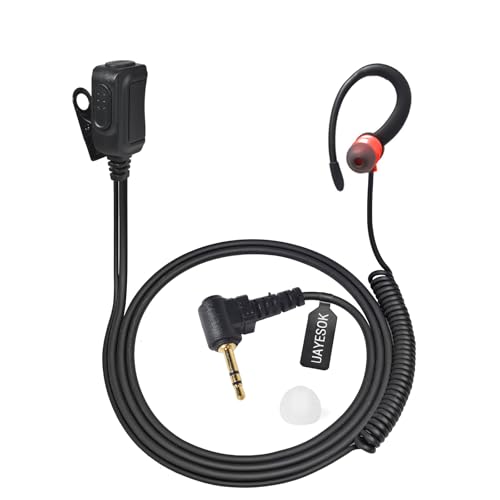 Auricolare Con Microfono PTT Per Walkie Talkie Motorola TLKR T60 T61 T80 E Più | Confezione Da 2