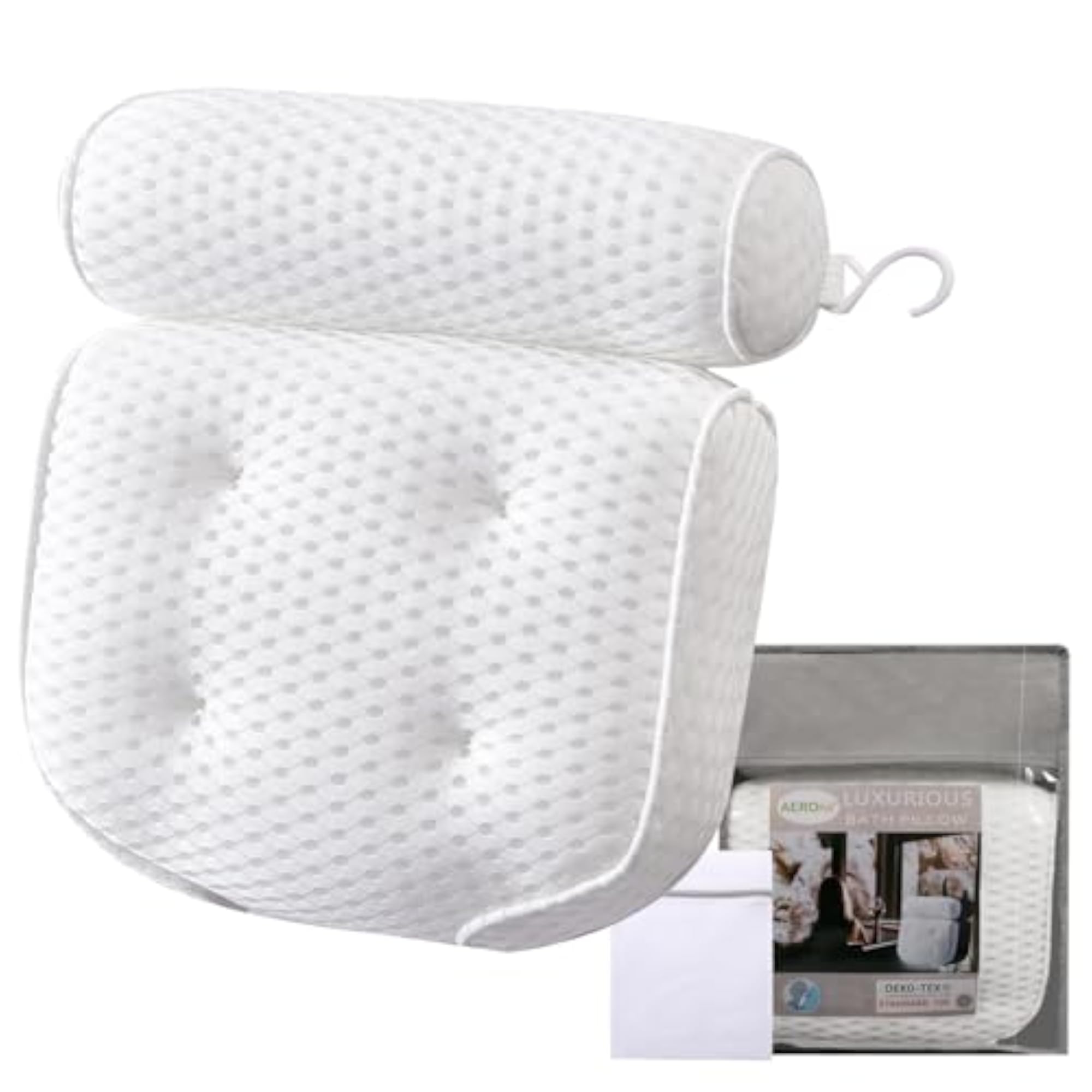 Luxury Bathtub Pillow for Relaxing, 3D Mesh Bath Tub Pillow