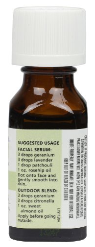 Aceite Esencial Aura Cacia, Geranio, 0.5 onzas, Pack x2 miniatura 3