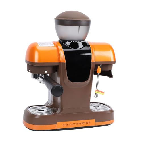 Luocute Cafetière à Pression 19, Contrôle Intelligent de la Température, Plusieurs Réglages de Mouture, Panneau Tactile Intelligent, Machine à Expresso Semi-automatique avec Broyeur, (Prise UE 220v)