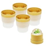 Sphere Ice Cube Molds,2.5 Inch Slow Melting Large Silicone Ice Ball Maker Mold Cooling Cocktails, Wh