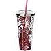 Spoontiques - Glitter Filled Acrylic Tumbler - Glitter Cup with Straw - 20 oz - Stainless Steel Locking Lid with Straw - Double Wall Insulated - BPA Free - Betty Boop
