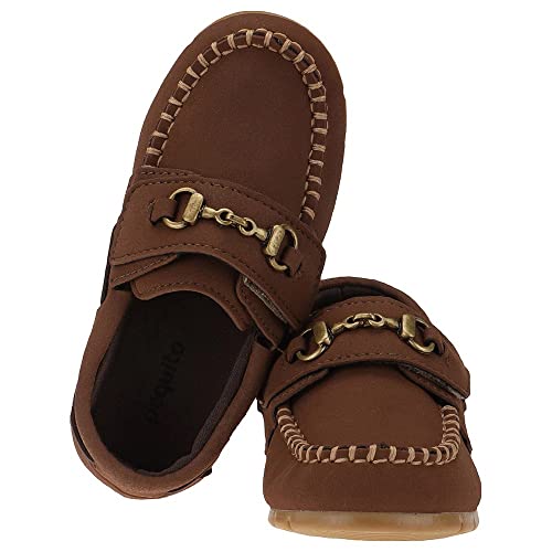 Sapato Social Mocassim Infantil Menino Fivela Calce-Fácil