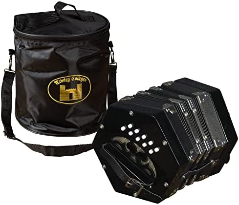 Trinity College AP-1120 Anglo-Style Concertina 20-Button - Black