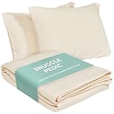 Snuggle-Pedic Organic Cotton Body Pillow Case Kool-Flow Breathable Stretch Knit Fabric (Body)