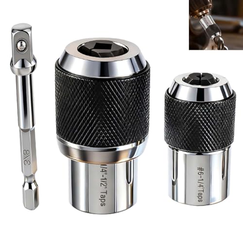 Lot de 3 Taraud Réglable Adaptateur 3/8