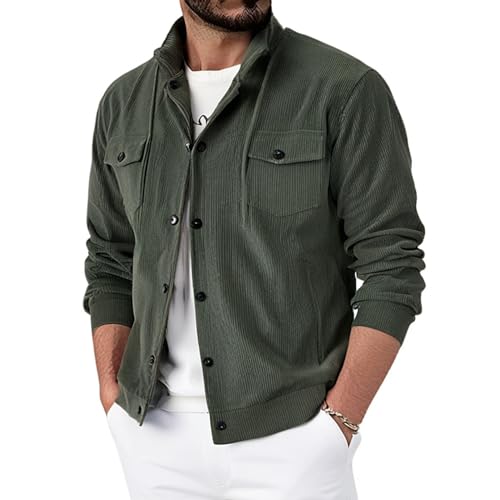 Veste en velours côtelé homme amropi pour un look casual chic au quotidien
