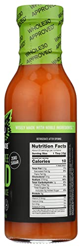 Noble Made by The New Primal Mild Buffalo Wing Sauce, Dairy Free, 12 Fluid Ounces (Pack Of 6)