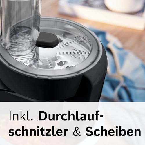 Bosch Küchenmaschine Serie 2 MUMS2EB01 mit 700 W und 3,8 l Edelstahlschüssel
