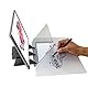 Crafts&Co® Optisches Zeichenbrett | Handy & Tablet Zeichen Projektor | Sketch Pad für Kids & Erwachsene | Spiechelzeichnung | Skizzierwerkzeug & Bildreflexionsprojektor | Tracing Board für Skizzieren