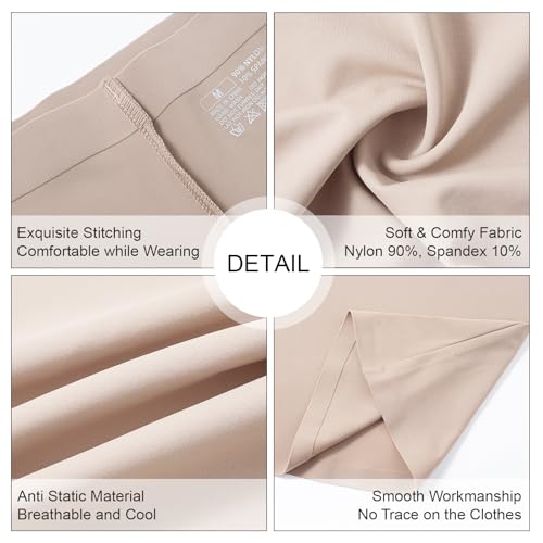 Prontiaduscire Shapewear Rock für Damen, hohe Taille, unsichtbar, Bauchweggürtel, schlankmachend, Beige, 50