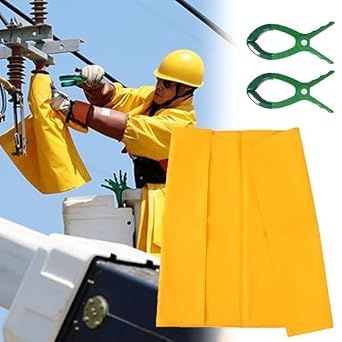400v 10kv Insulation Electrical Safety Mat, Heat Resistant Shock Absorbing Pad for High Voltage, for Electricians and Technicians0.4KV - 0.6x0.8m2x2.6ft