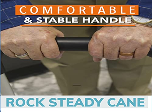 Rock Steady Cane – Hip, Knee Surgery Recovery Aid – Helps You Recover Faster From Surgeries And Injuries. Fully Adjustable Walking Cane Keeps You Moving, Increasing Circulation And Flexibility #TOP5