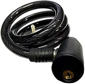 Trava Bike Moto Cadeado Tranca Segurança Preto