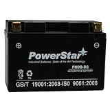 PowerStar Sealed AGM YT9B-BS YT9B-4 Battery for Yamaha YFM700R Raptor YZF-R6 YP400 Majesty