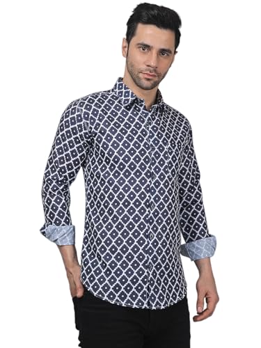 Image of TB Trybuy.in Urbanite Men's Printed Casual Cotton Shirt for Men