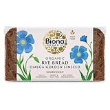 Biona Organic Rye Omega Golden Linseed Bread, 500g