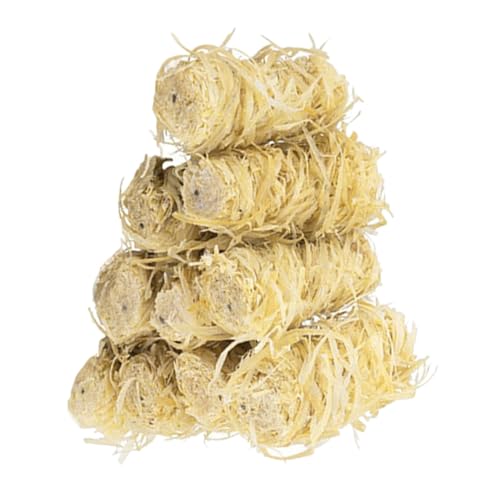 TOYANDONA De Madera Biodegradables para Camping Y Barbacoas Encendido Seguro Y Natural para Fuegos Al Aire 32 Piezas X 5