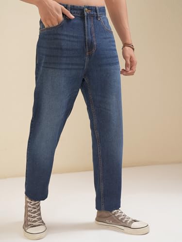 Image of Highlander Men's Jeans | Dad Fit | 100% Cotton | Classic & Comfortable Denim for Everyday Casual Wear