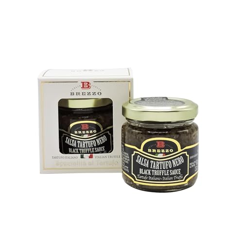 Brezzo Especialidad de trufa - Salsa de TARTUFO NEGRO gr. 80 cm