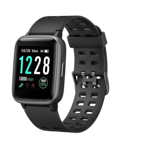 Smartwatch, 5ATM Impermeable Reloj Inteligente Hombre Mujer, Pulsera Actividad Inteligente Reloj Deportivo...