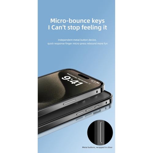 Coque silicone iPhone 16 15 14 Pro Max hybride et aluminium - 4