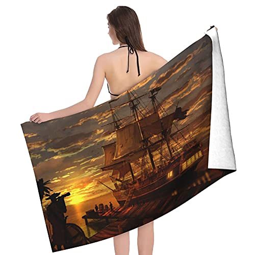 Serviette de plage en microfibre pour vos séances de natation au soleil - 4