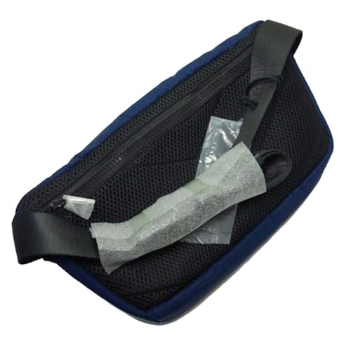 Sac banane Diesel F-Scuba bleu réglable en textile résistant