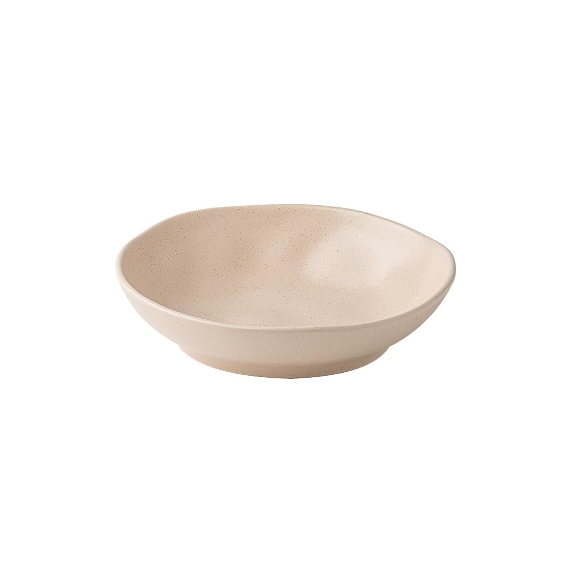 GFHTRELY Salad Bowl Kitchen 8.5-inch Salad Sesame Glaze Special-shaped Vegetable Bowl Ceramic Curry Dinner Plate Dessert Cake Suitable For Restaurant Fruit Bowl