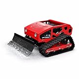 Remote Control Lawn Mower, 9HP Gas Powered, Tracked All-Terrain Mower for Hillside, Lawn & Professional Property Maintenance with Snow Plow Option