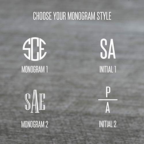 Personalized Initial Cufflinks in Sterling Silver3