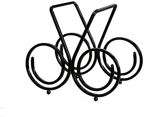 Soporte para botellas de vino para 3 unidades metálico