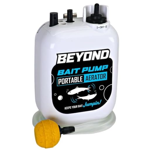 Beyond Bait Pump - 2-Speed Live Bait Aerator for Bait Buckets