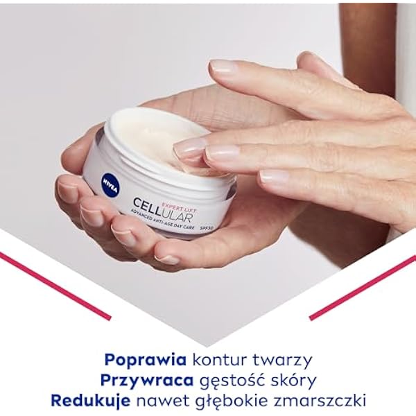 NIVEA CELLULAR Expert Lift Дневной крем против морщин с гиалуроновой кислотой и бацилловой кислотой SPF 50, 50 мл