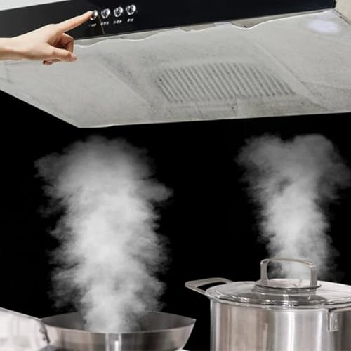 Papier filtre non tissé réutilisable pour hottes de cuisine 5 m ou 10 m de long pour application de barrière de graisse (10 m x 46 cm)