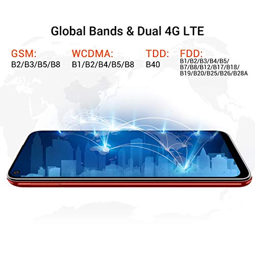 Unlocked Cell Phone, OUKITEL C17 Pro 64GB+4GB Unlocked Phones 13+5MP Triple-Lens Camera Unlocked Smartphone 6.35 inch Blind Hole Display Mobile Phone MT6763 CPU -Sunrise - Thumbnail 4