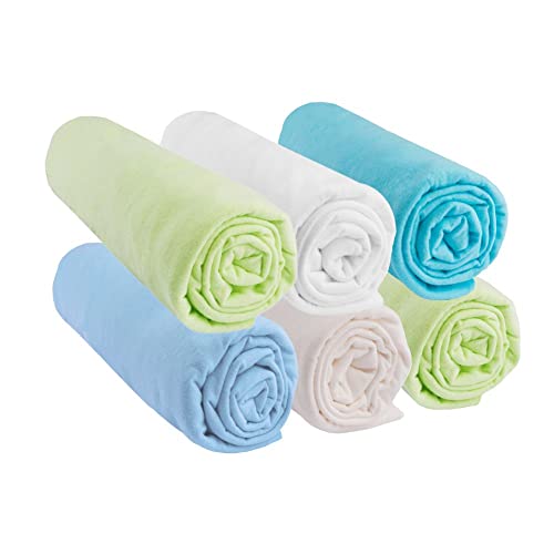 Drap housse lit bébé extensible 50x100 cm pour des nuits calmes en été