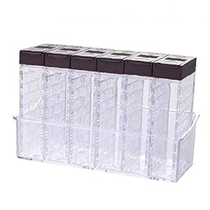 Spice Shaker Box Kitchen Kruiden Opslag Jar Zoutpeper Creature Containers Koffie, Keuken Opslag Spice Rack