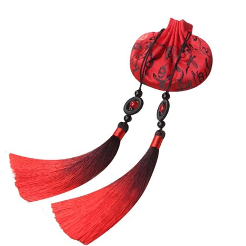 Bolsas aromáticas de estilo antiguo con borlas y flores miniatura 1
