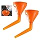 2 Stück Einfülltrichter Set, 35 cm Trichter, Autotrichter Benzin, Universal Autotrichter, für Ölwechsel, Diesel oder andere Flüssigkeiten, Auto, Werkstatt und Haushalt